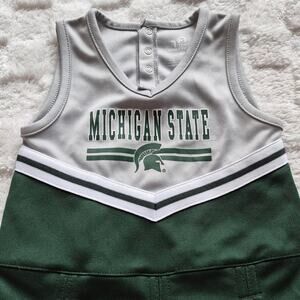 Green and white michigan state
